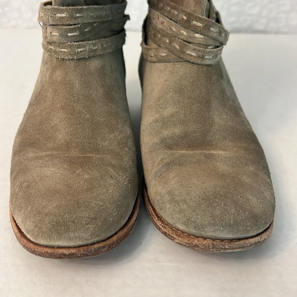 FRYE WOMENS CARA PICKSTITCH MID BOOT 8 - Picture 7 of 16